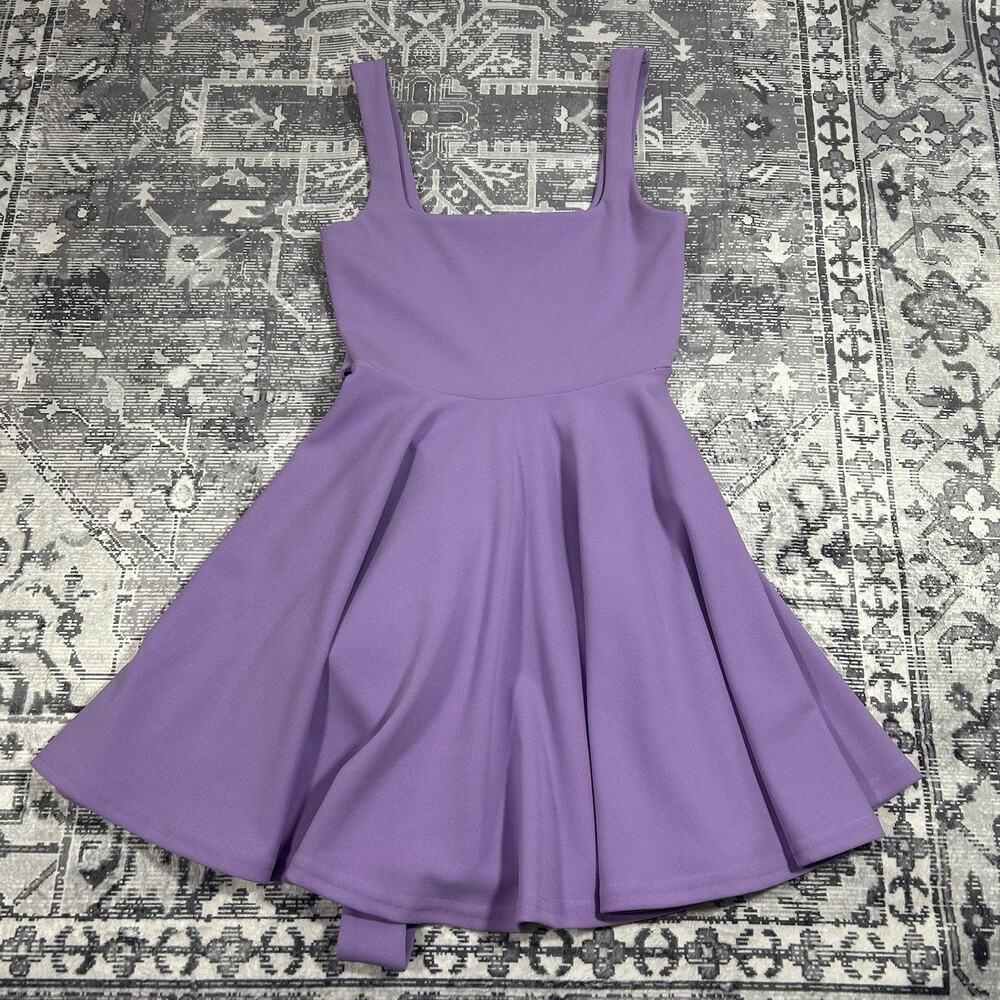 Lucy in the Sky Lilac Fit-and-Flare Mini Dress